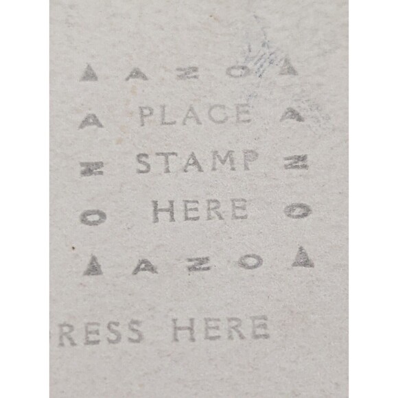 Man Glasses Suit Portrait RPPC Postcard AZO 4 Arrows Up Unposted White Border - Picture 6 of 6